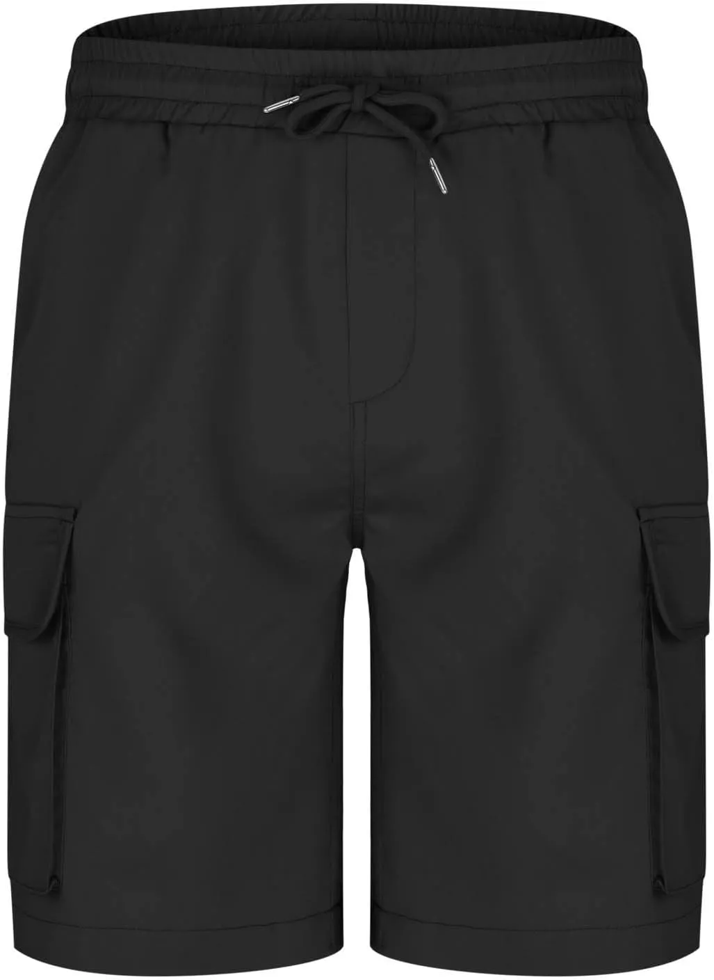 Mens Shorts Summer Casual Beach Pants Drawstring Elastic Waist Trousers with Pockets Comfy Hawaii Shorts for Men