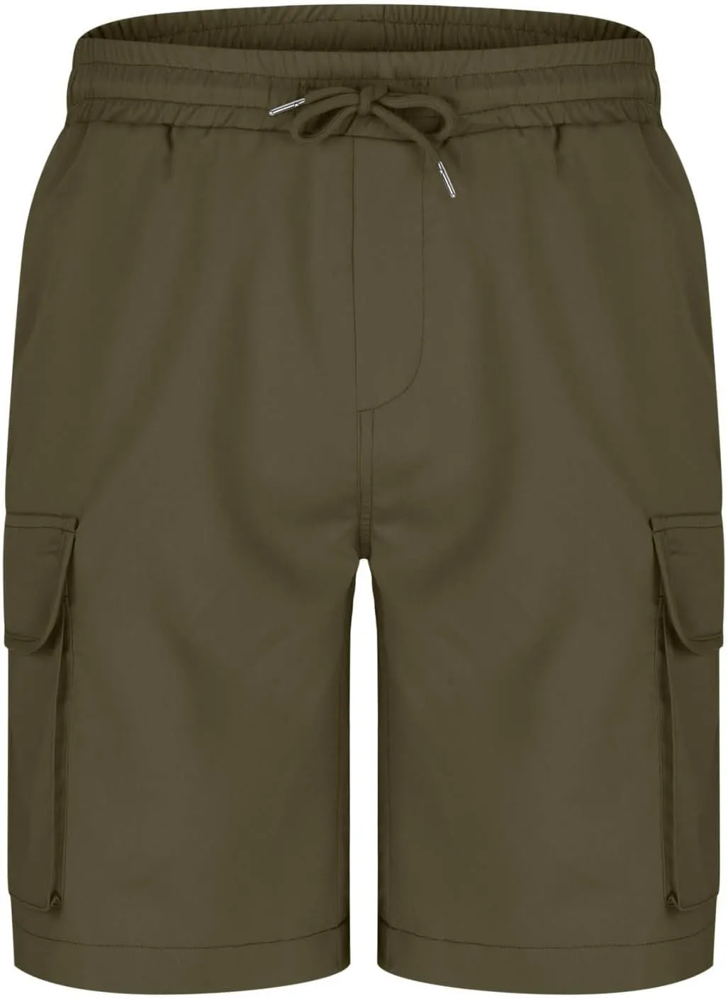 Mens Shorts Summer Casual Beach Pants Drawstring Elastic Waist Trousers with Pockets Comfy Hawaii Shorts for Men