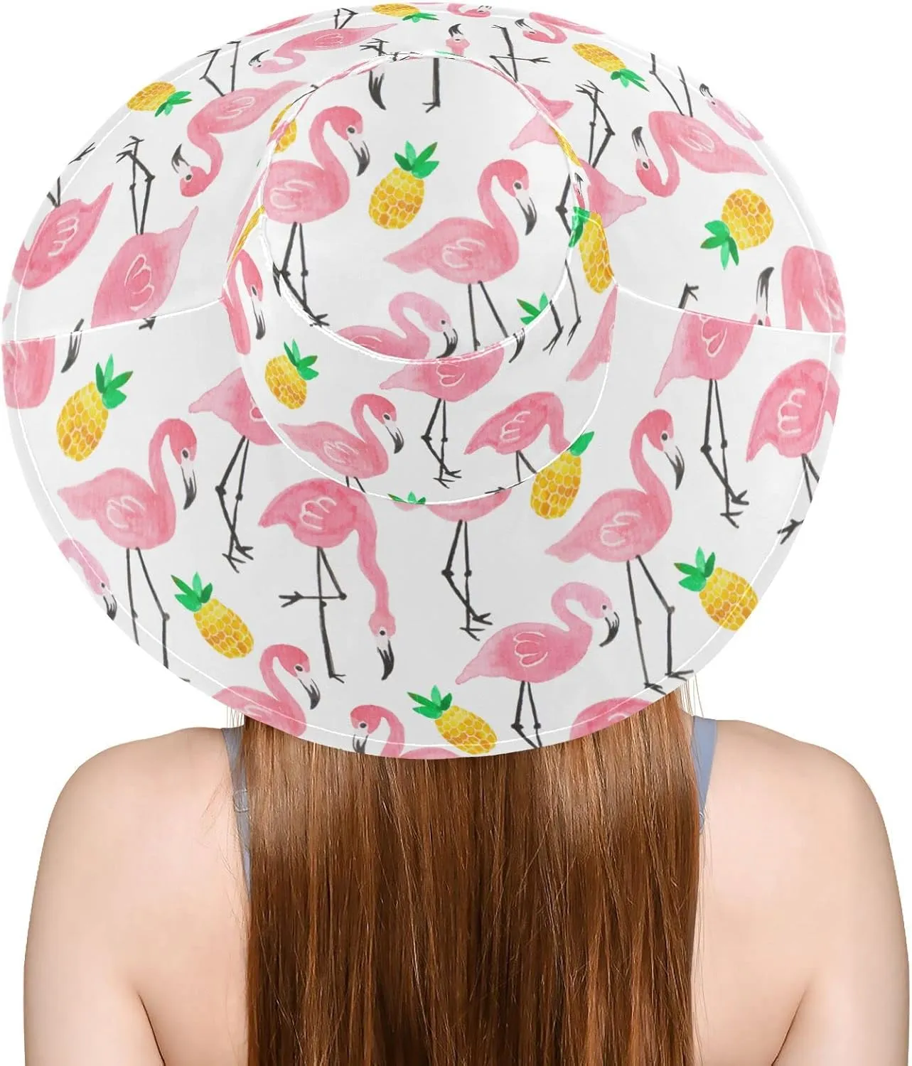MNSRUU Wide Brim Hats Dragonfly Sun Hat Packable Sun Visors Floppy Summer Beach Hat for UV Protection