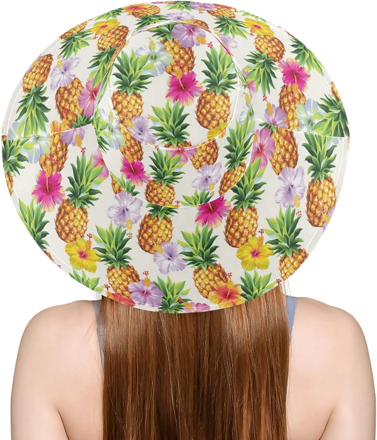 MNSRUU Wide Brim Hats Dragonfly Sun Hat Packable Sun Visors Floppy Summer Beach Hat for UV Protection