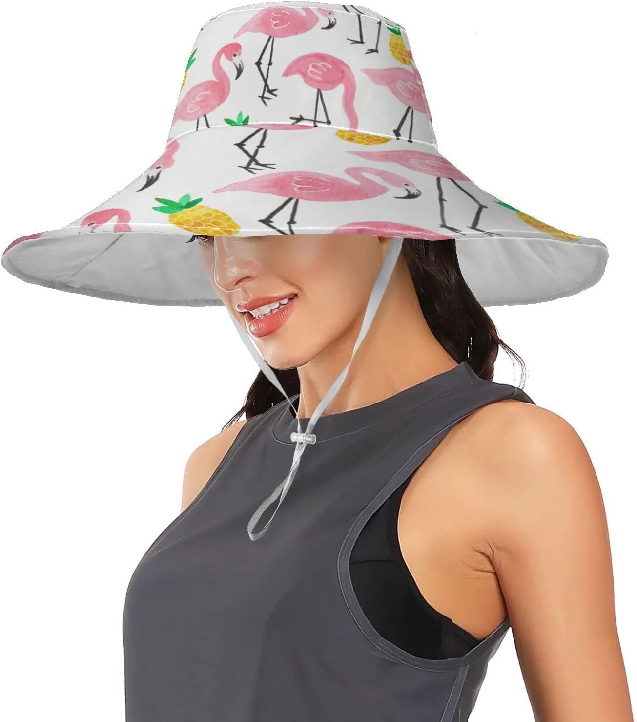 MNSRUU Wide Brim Hats Dragonfly Sun Hat Packable Sun Visors Floppy Summer Beach Hat for UV Protection