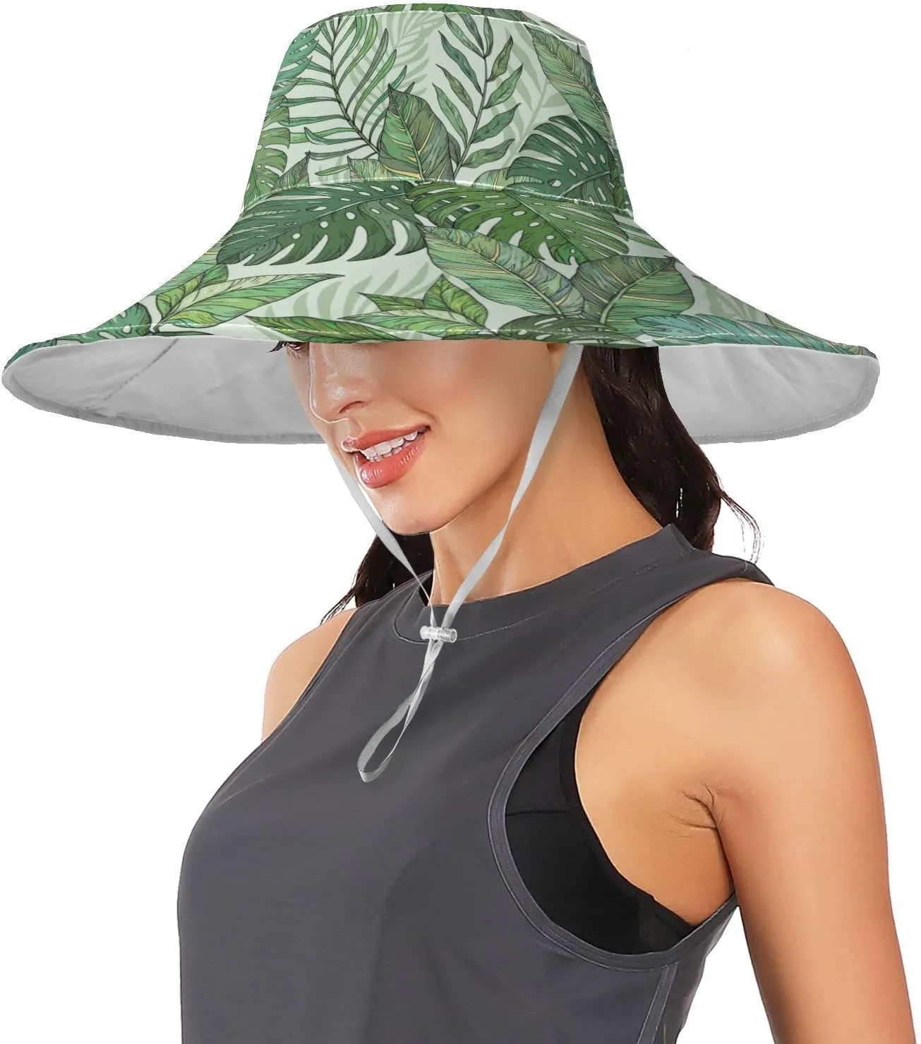 MNSRUU Wide Brim Hats Dragonfly Sun Hat Packable Sun Visors Floppy Summer Beach Hat for UV Protection