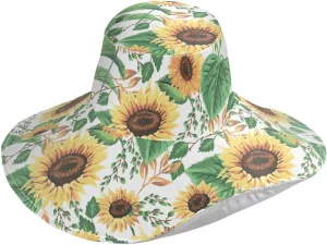 MNSRUU Wide Brim Hats Dragonfly Sun Hat Packable Sun Visors Floppy Summer Beach Hat for UV Protection