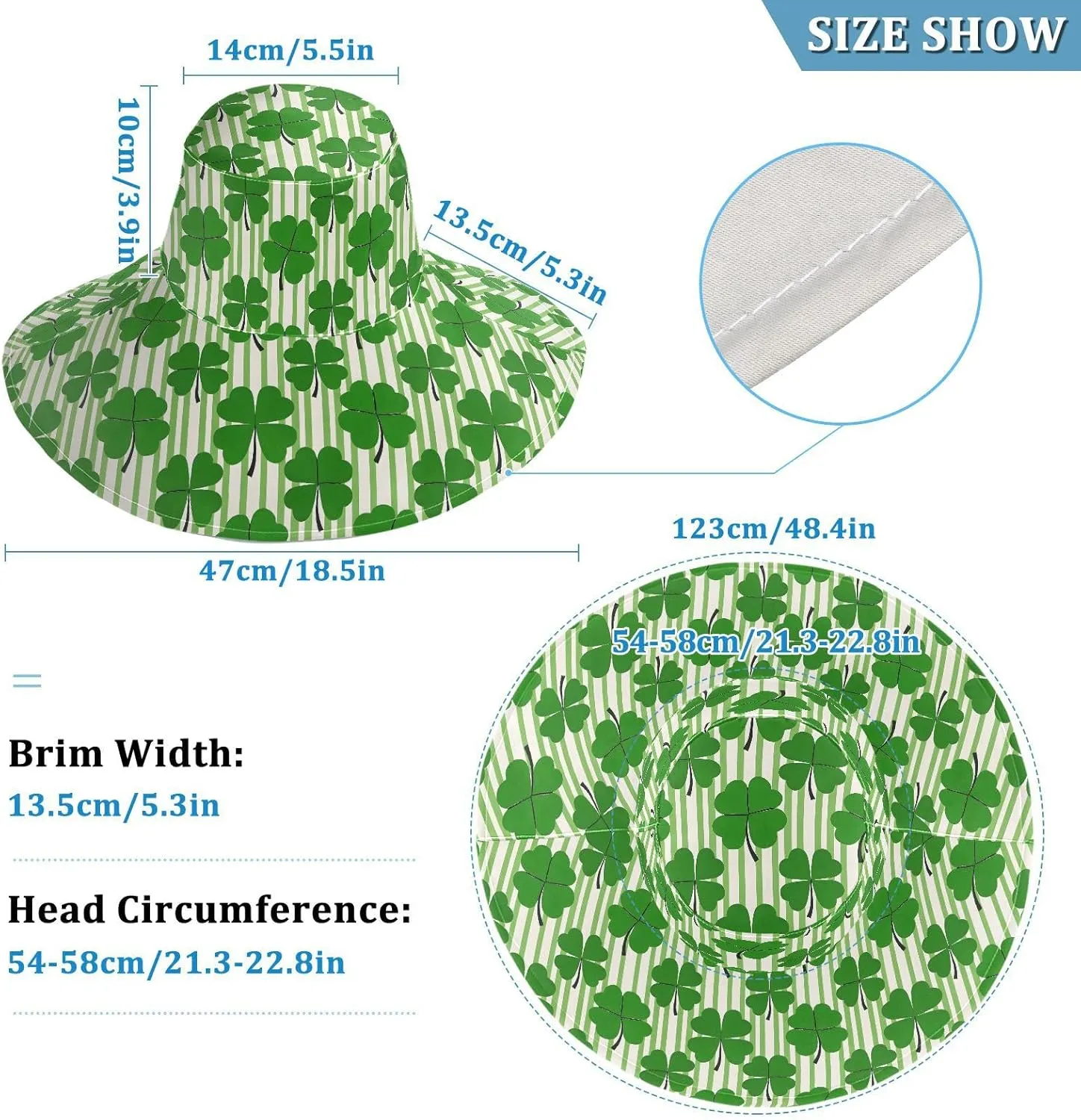 MNSRUU Wide Brim Hats for Women Flower Chicken Blue Sun Hat Packable Sun Visors