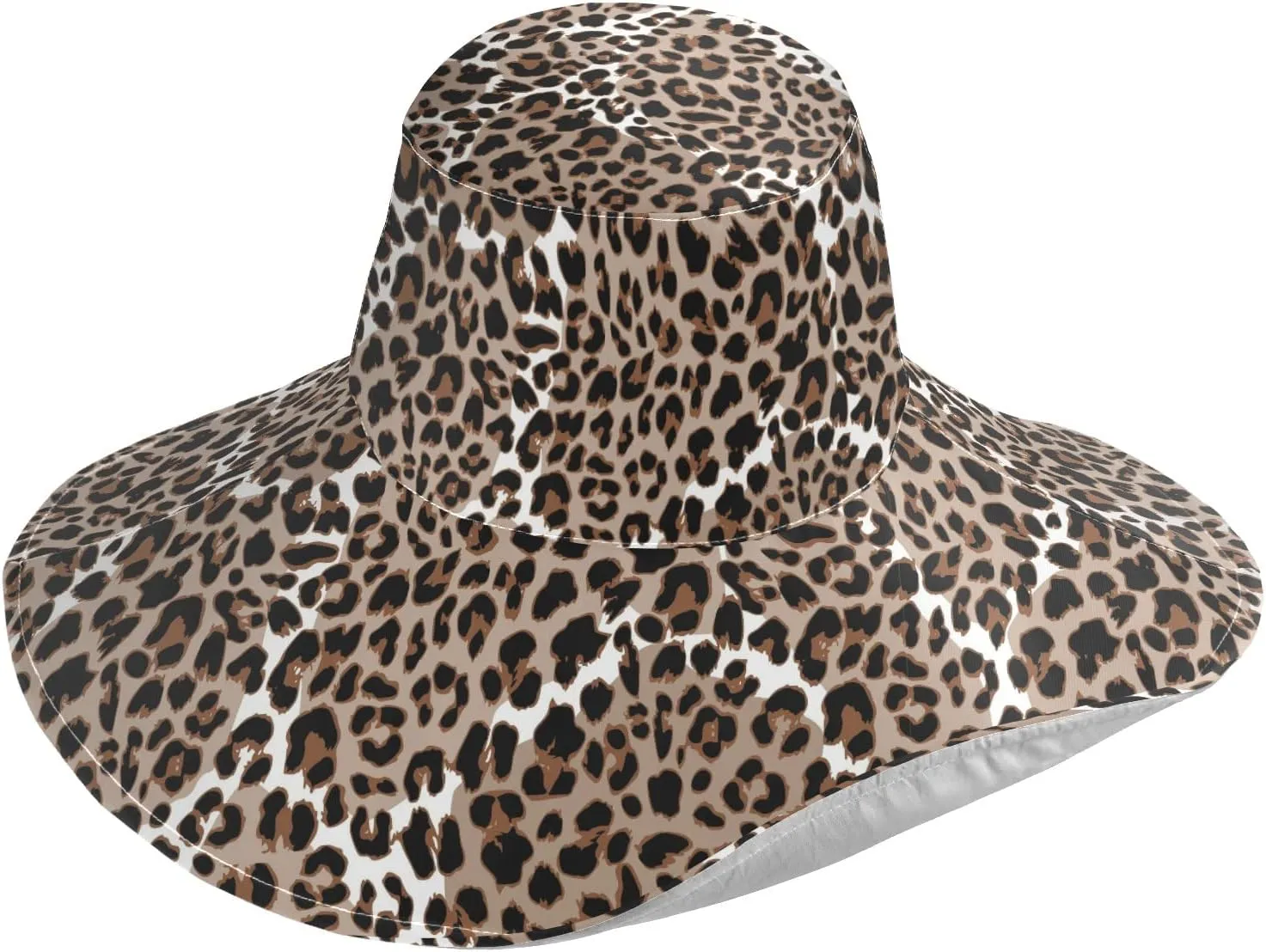 MNSRUU Wide Brim Hats Skull Sun Hat Packable Sun Visors Floppy Summer Beach Hat for UV Protection