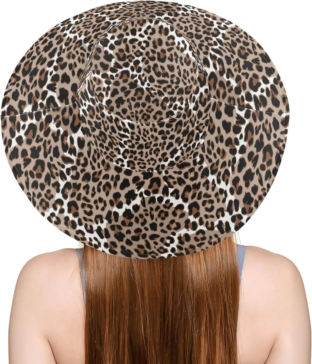 MNSRUU Wide Brim Hats Skull Sun Hat Packable Sun Visors Floppy Summer Beach Hat for UV Protection