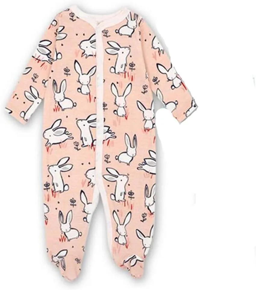 Monvecle Unisex Baby Cotton Multi-Pieces Layette Set Infants Long Sleeve Bodysuits Pants Shirts Gift Set Pack