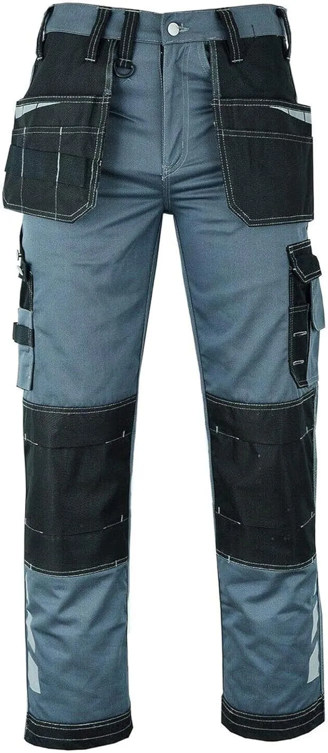 MS9 Men's Work Pants Casual Tactical Trousers Jeans with Holster Pockets