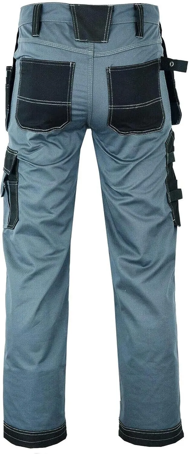 MS9 Men's Work Pants Casual Tactical Trousers Jeans with Holster Pockets
