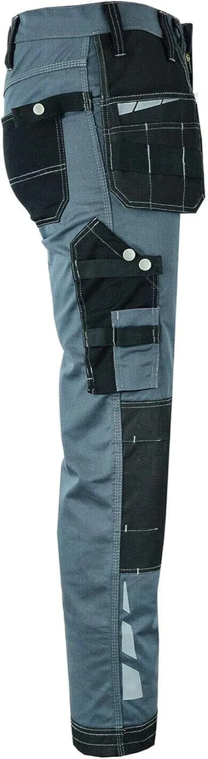 MS9 Men's Work Pants Casual Tactical Trousers Jeans with Holster Pockets