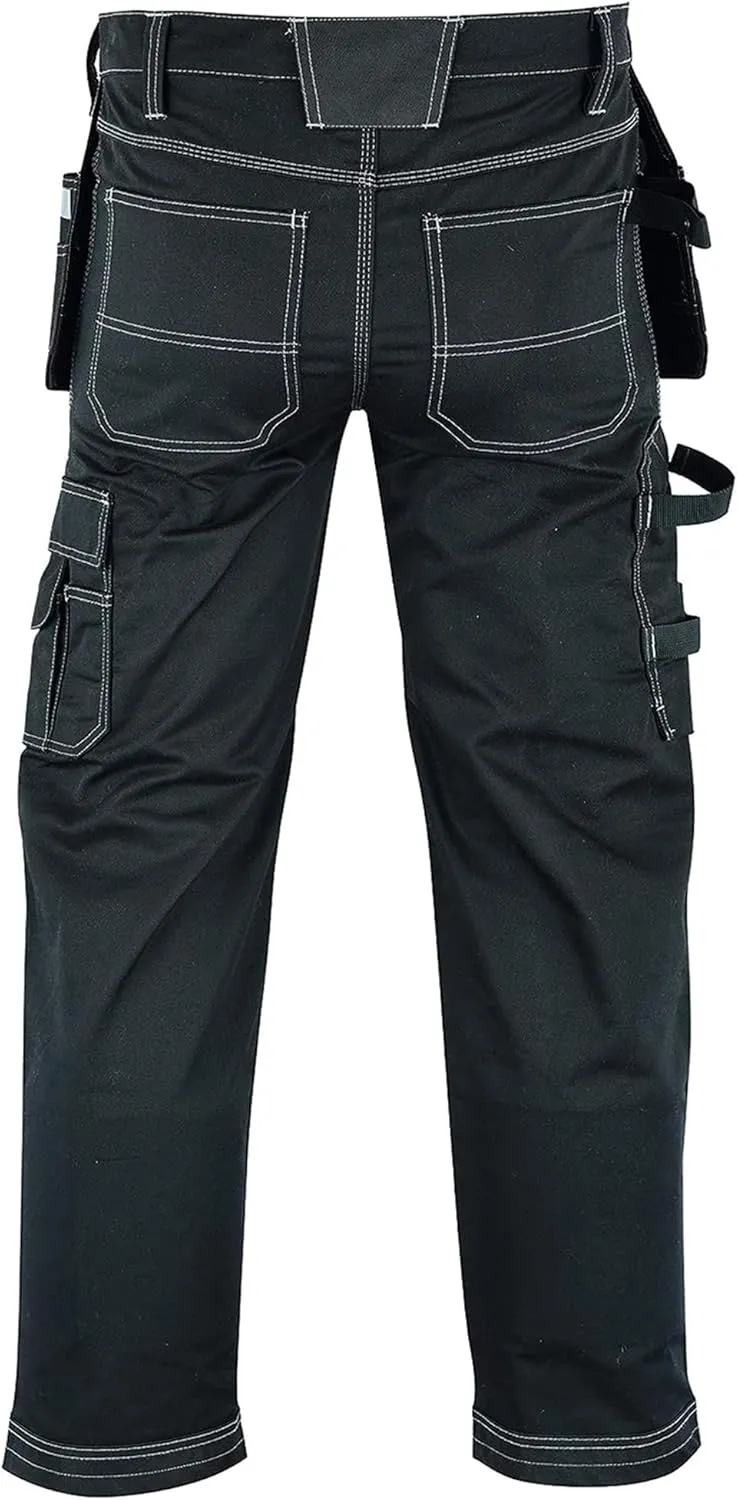 MS9 Men's Work Pants Casual Tactical Trousers Jeans with Holster Pockets