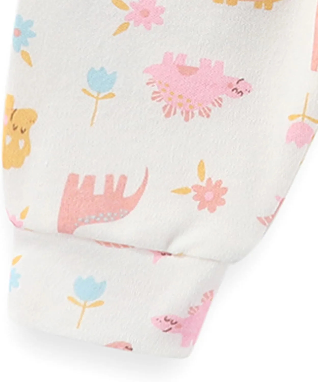 Newborn Baby Girl Clothes Set Infant 3pcs Short Sleeve Floral Bodysuit and Pants Set with Headband