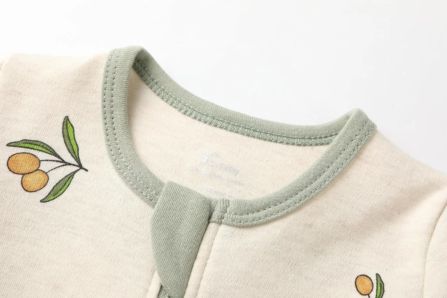 O2 BABY Baby Boys Girls Organic Cotton Zip-Front Sleeper Pajamas, Footed Sleep 'n Play