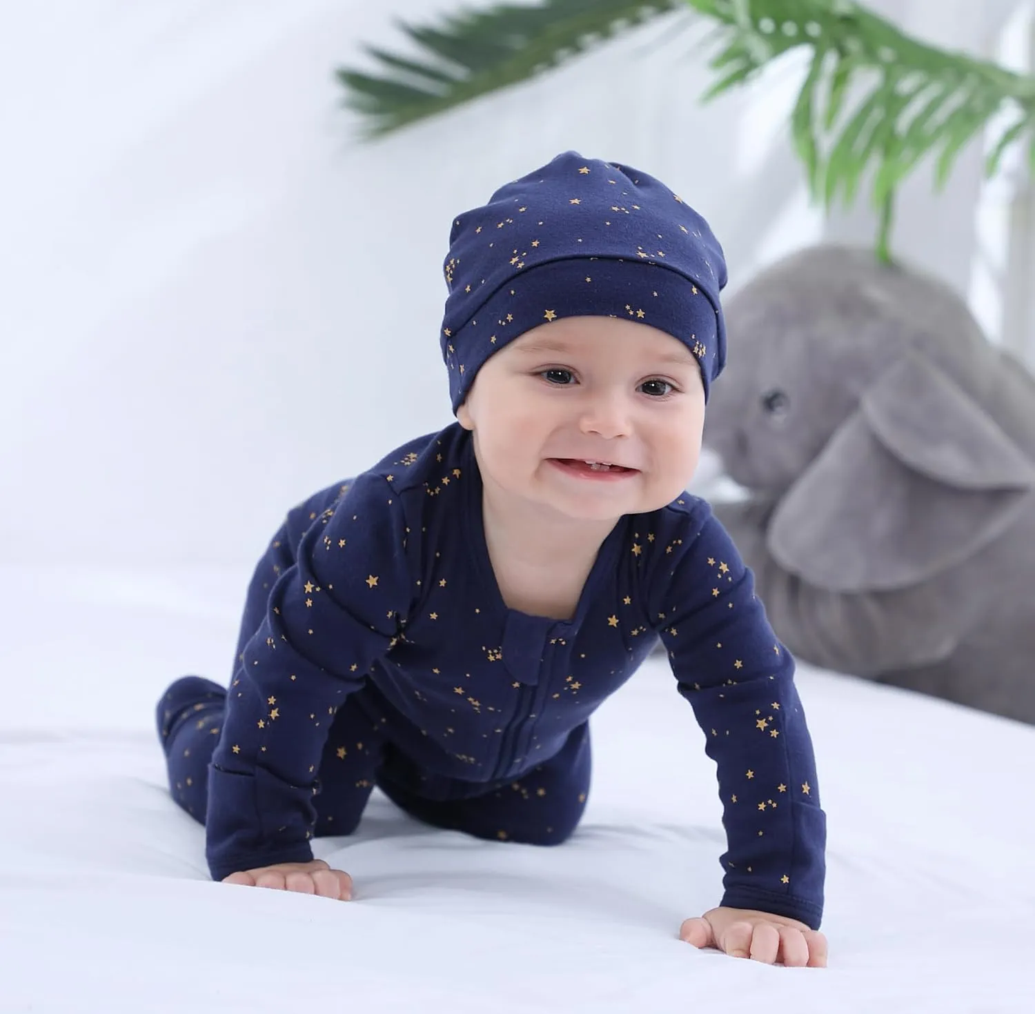 Owlivia Baby Organic Knot Hat, Newborn Hospital Baby Beanies, Unisex Infant Cap