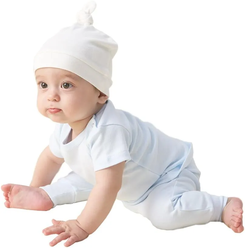 Owlivia Baby Organic Knot Hat, Newborn Hospital Baby Beanies, Unisex Infant Cap