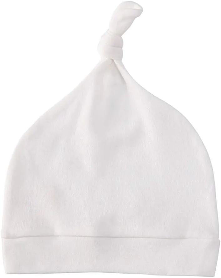 Owlivia Baby Organic Knot Hat, Newborn Hospital Baby Beanies, Unisex Infant Cap