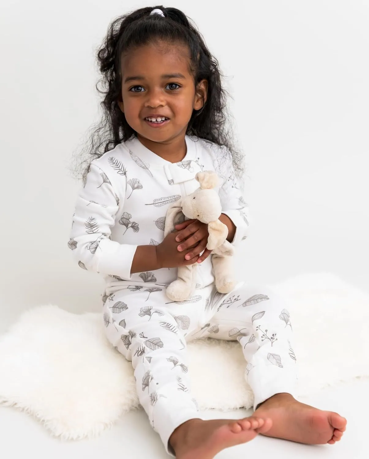 Owlivia Organic Cotton Baby Boy Girl Zip up Sleep 'N Play Pjs, Footless, Long Sleeve