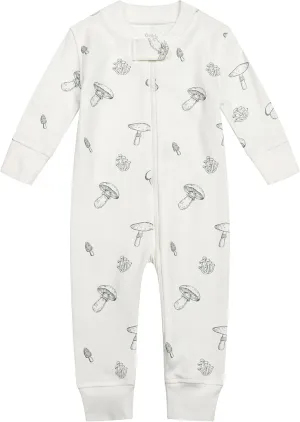 Owlivia Organic Cotton Baby Boy Girl Zip up Sleep 'N Play Pjs, Footless, Long Sleeve