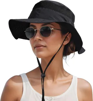 OZERO Boonie Sun Protection Hat: Breathable Wide Brim Hats for Men Women - Lightweight Bucket Hat for Fishing Hiking Safari