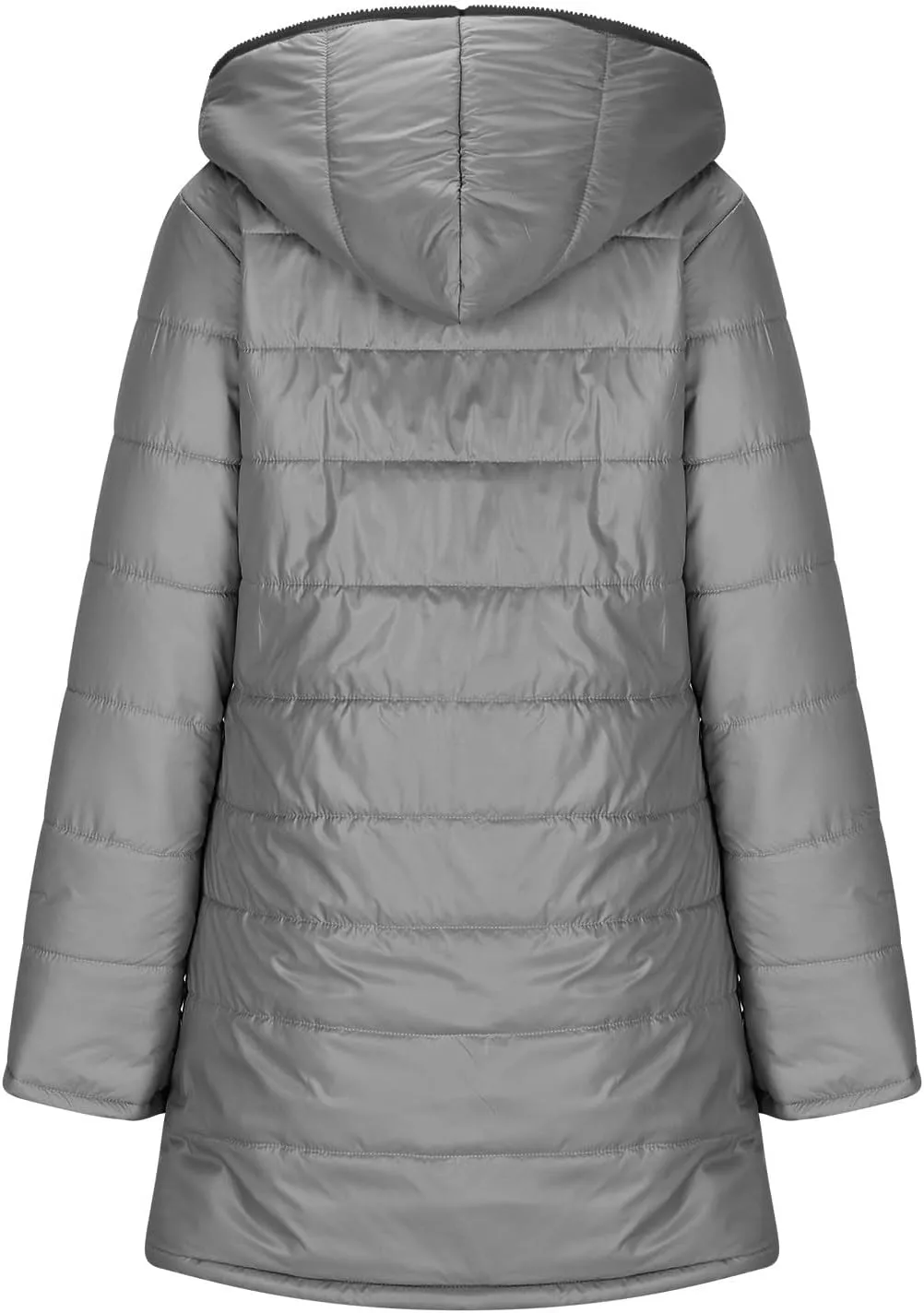 Puffer Jacket Womens Tops Plus Size Zip Up Down Jackets Cotton Sherpa Lined Parka Thermal Going Out Winter Hooded Coats