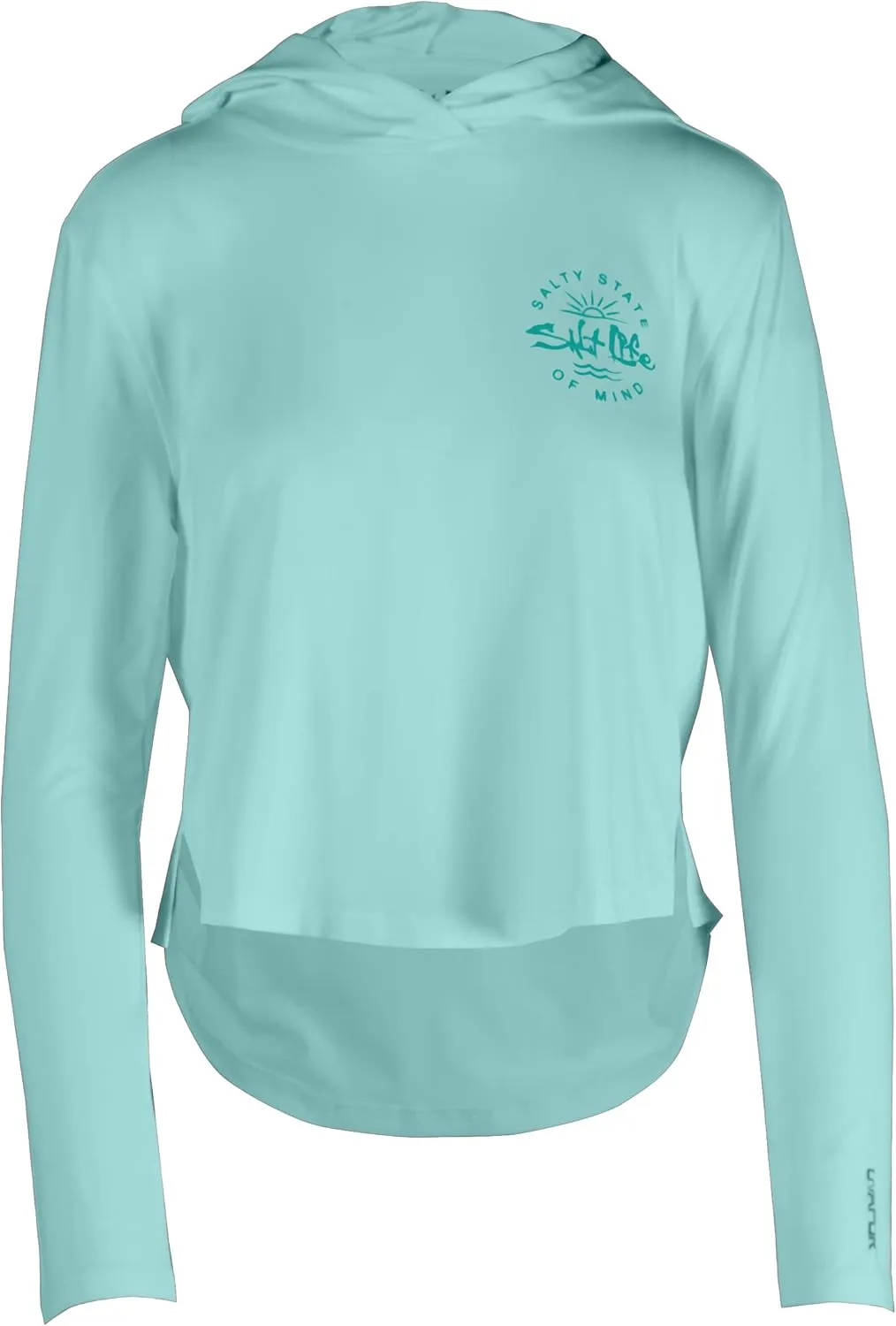 Salt Life Women's Seaglass Bay Ultra Lightweight Performance Cropped Hoodie
