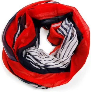 SERENITA Infinity Scarves for Women Solid Print Lightweight Scarf Summer Loop Wrap Fashion Scarf Many colors