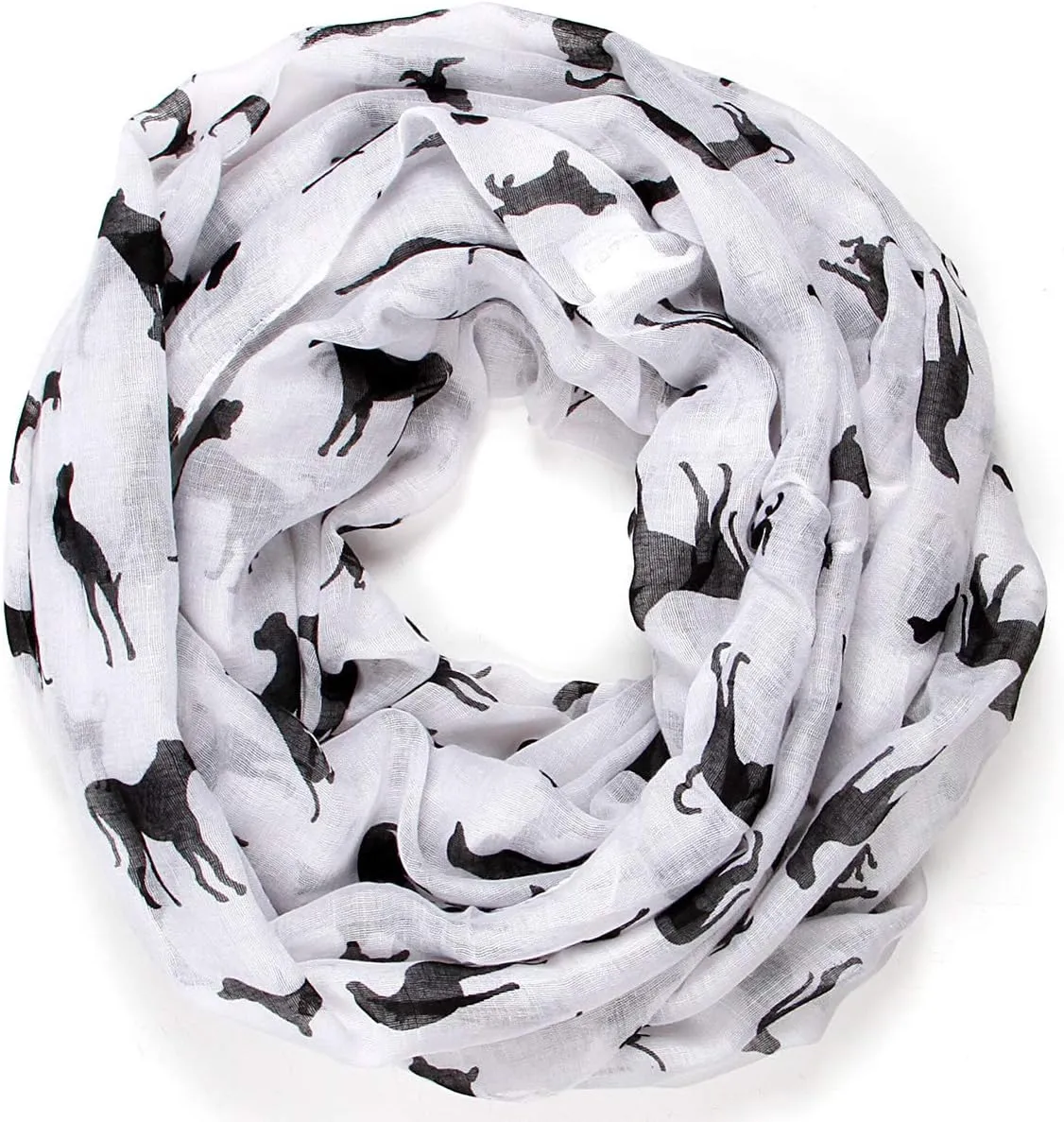 SERENITA Infinity Scarves for Women Solid Print Lightweight Scarf Summer Loop Wrap Fashion Scarf Many colors