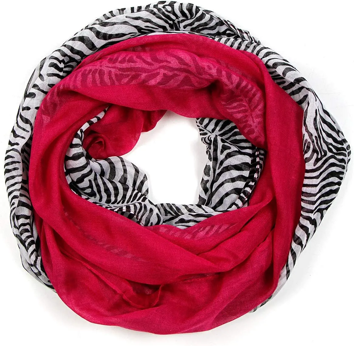 SERENITA Infinity Scarves for Women Solid Print Lightweight Scarf Summer Loop Wrap Fashion Scarf Many colors