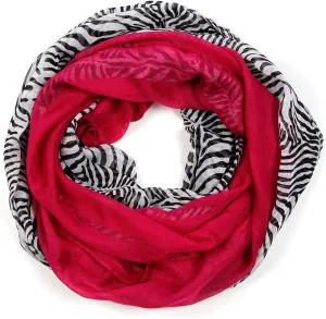SERENITA Infinity Scarves for Women Solid Print Lightweight Scarf Summer Loop Wrap Fashion Scarf Many colors