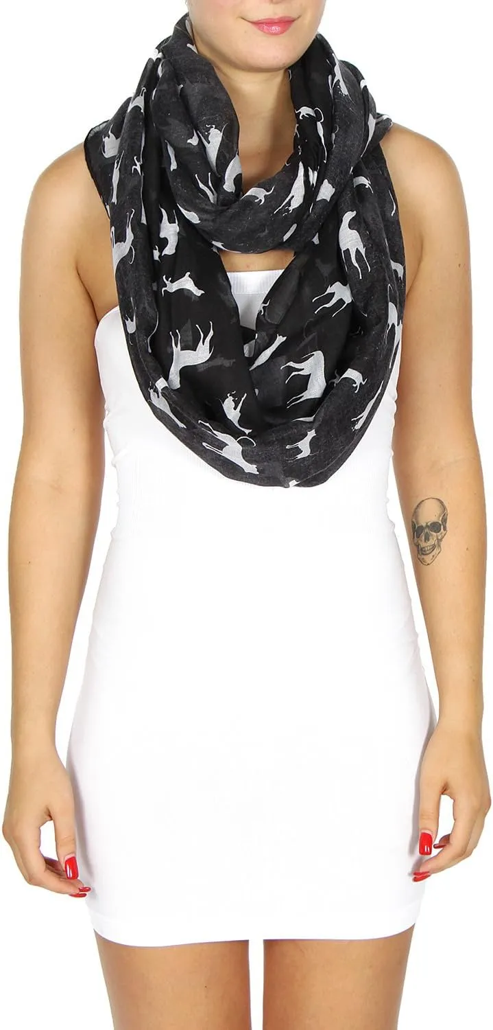 SERENITA Infinity Scarves for Women Solid Print Lightweight Scarf Summer Loop Wrap Fashion Scarf Many colors