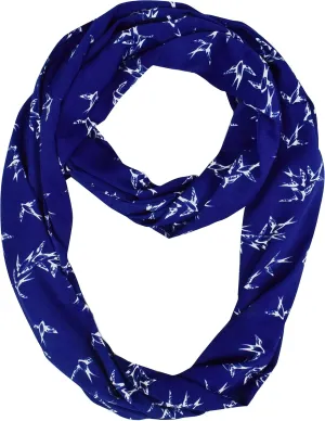 Sheer Bird Print Scarves For Women Infinity Scarf Circle Loops