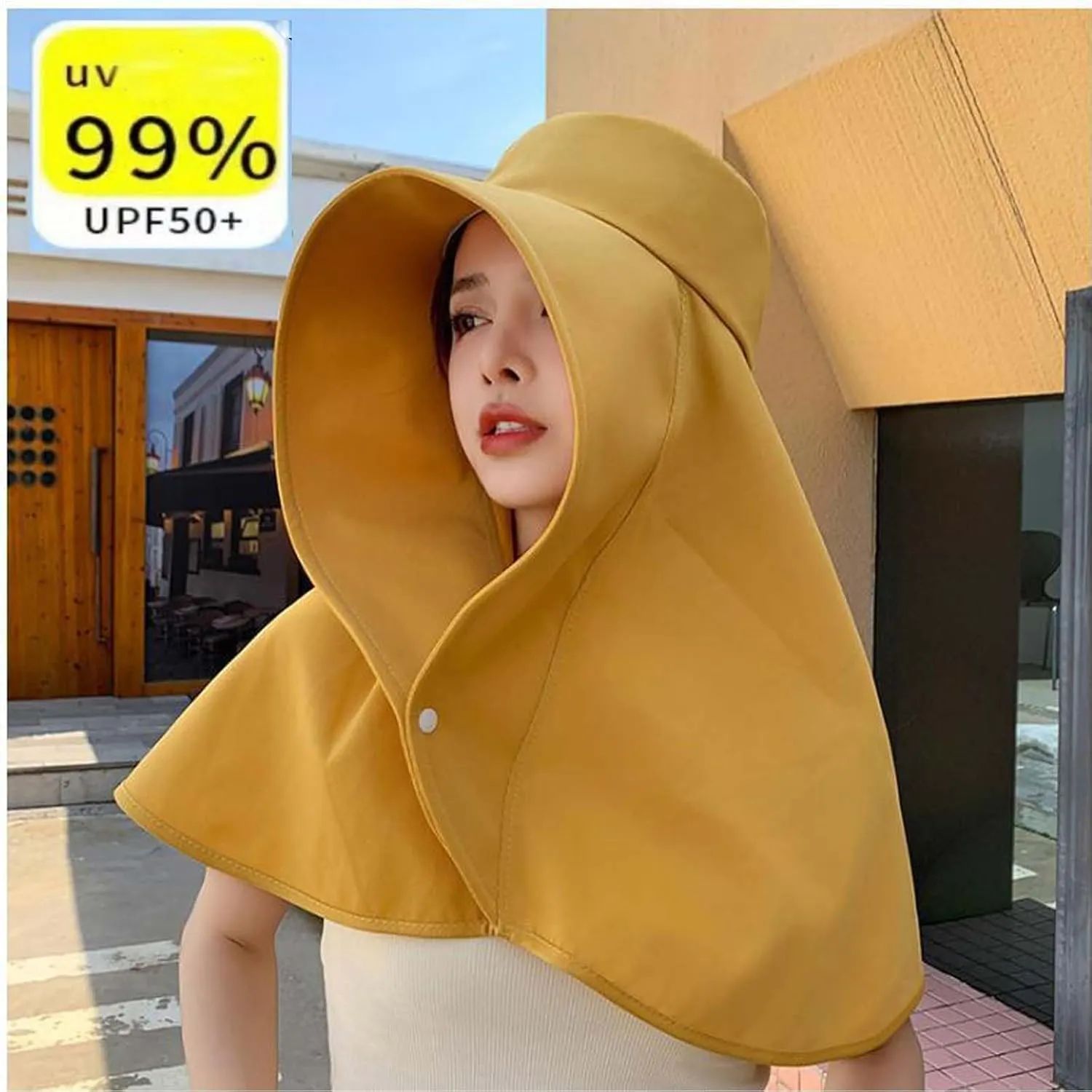 Sun Hats Women Sun Protection Wide Brim Shawl with Neck Flap Hiking Visor Hat Fishing Hat UV Protection Beach Hats