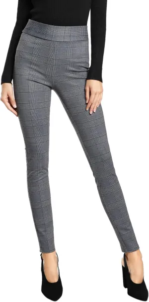 SweatyRocks Women's Casual Skinny Leggings Stretchy High Waisted Work Pants
