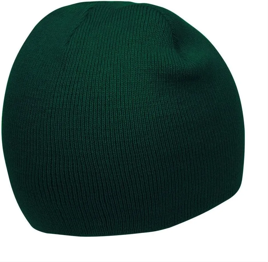TOP HEADWEAR Dozen Short Skull Cap Cuffless Beanies - 12 Pieces