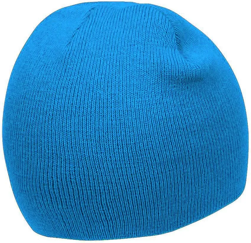 TOP HEADWEAR Dozen Short Skull Cap Cuffless Beanies - 12 Pieces
