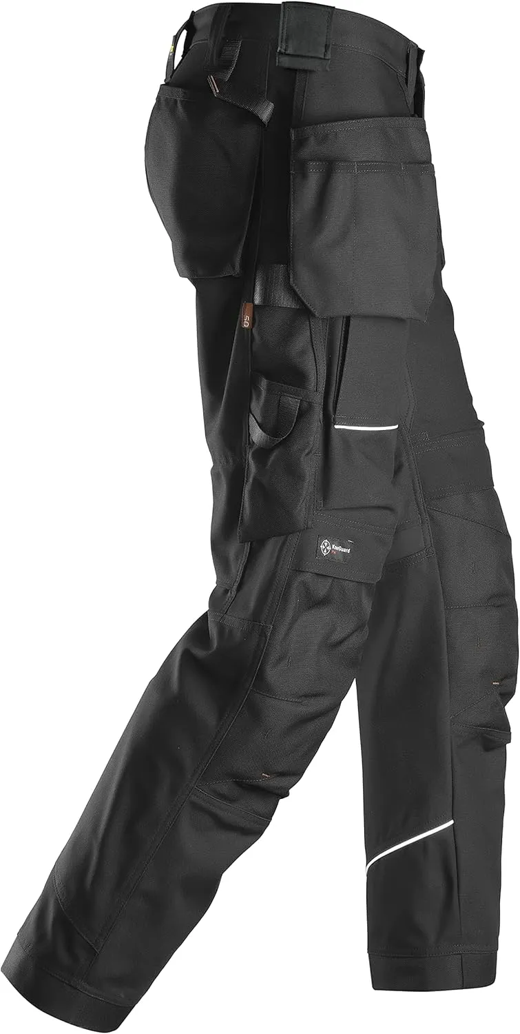 U621404043230 RuffWork Canvas Work Pants   Holster Pockets (Black/Black) - 32/30