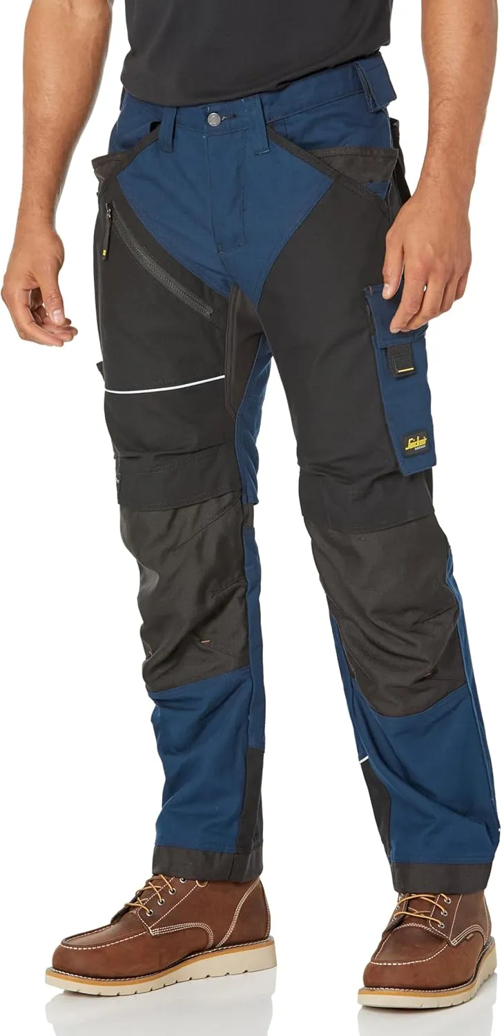 U621495043630 RuffWork Canvas Work Pants   Holster Pockets (Navy/Black) - 36/30