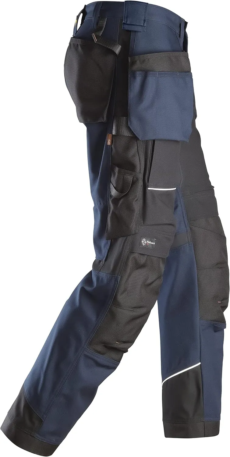 U621495043630 RuffWork Canvas Work Pants   Holster Pockets (Navy/Black) - 36/30