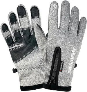 Unisex Wind/Waterproof Thermal Touchscreen Ski Gloves w/Zipper - Winter Riding