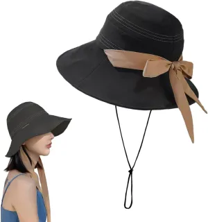 Wide Brim Hats for Woman Foldable Bucket Hats Sun Hats for Women