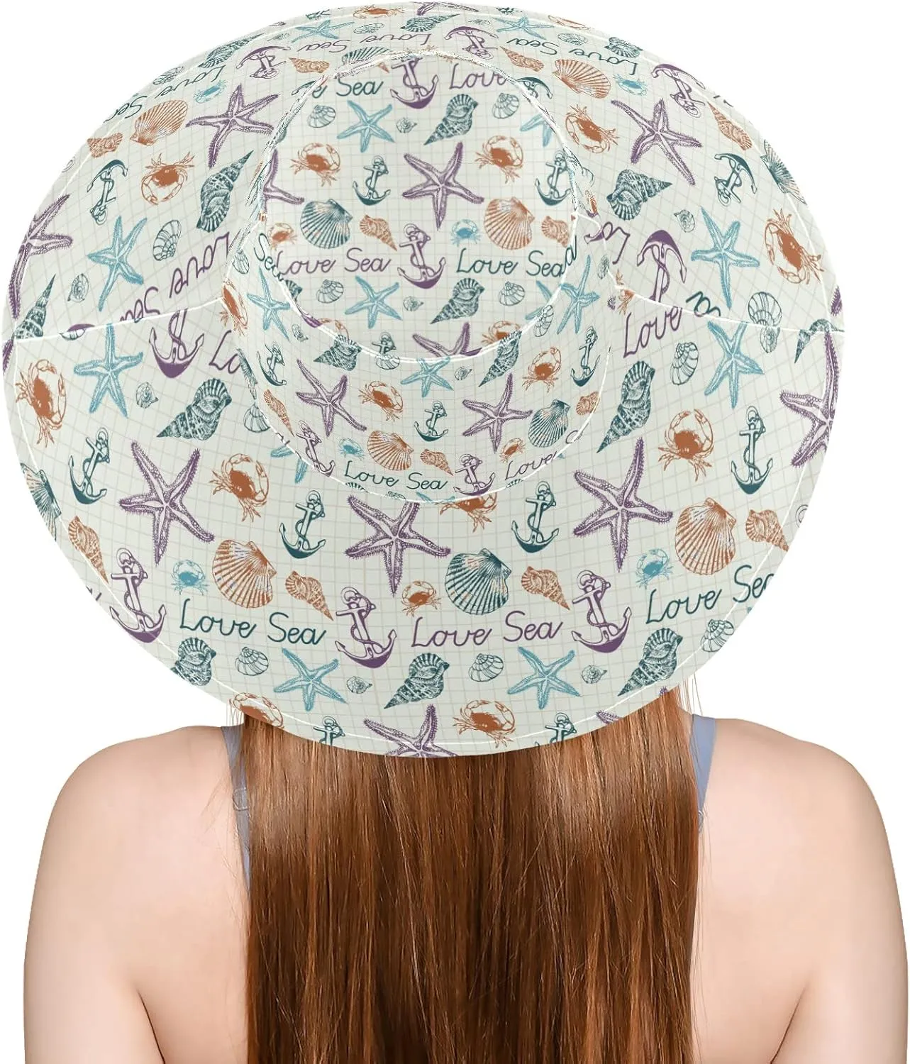 Wide Brim Hats Surfing Sun Hat Packable Visors for Women Floppy Beach Hat for UV Protection