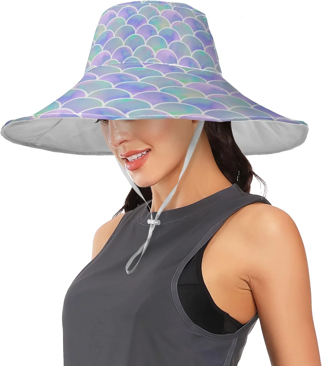 Wide Brim Hats Surfing Sun Hat Packable Visors for Women Floppy Beach Hat for UV Protection