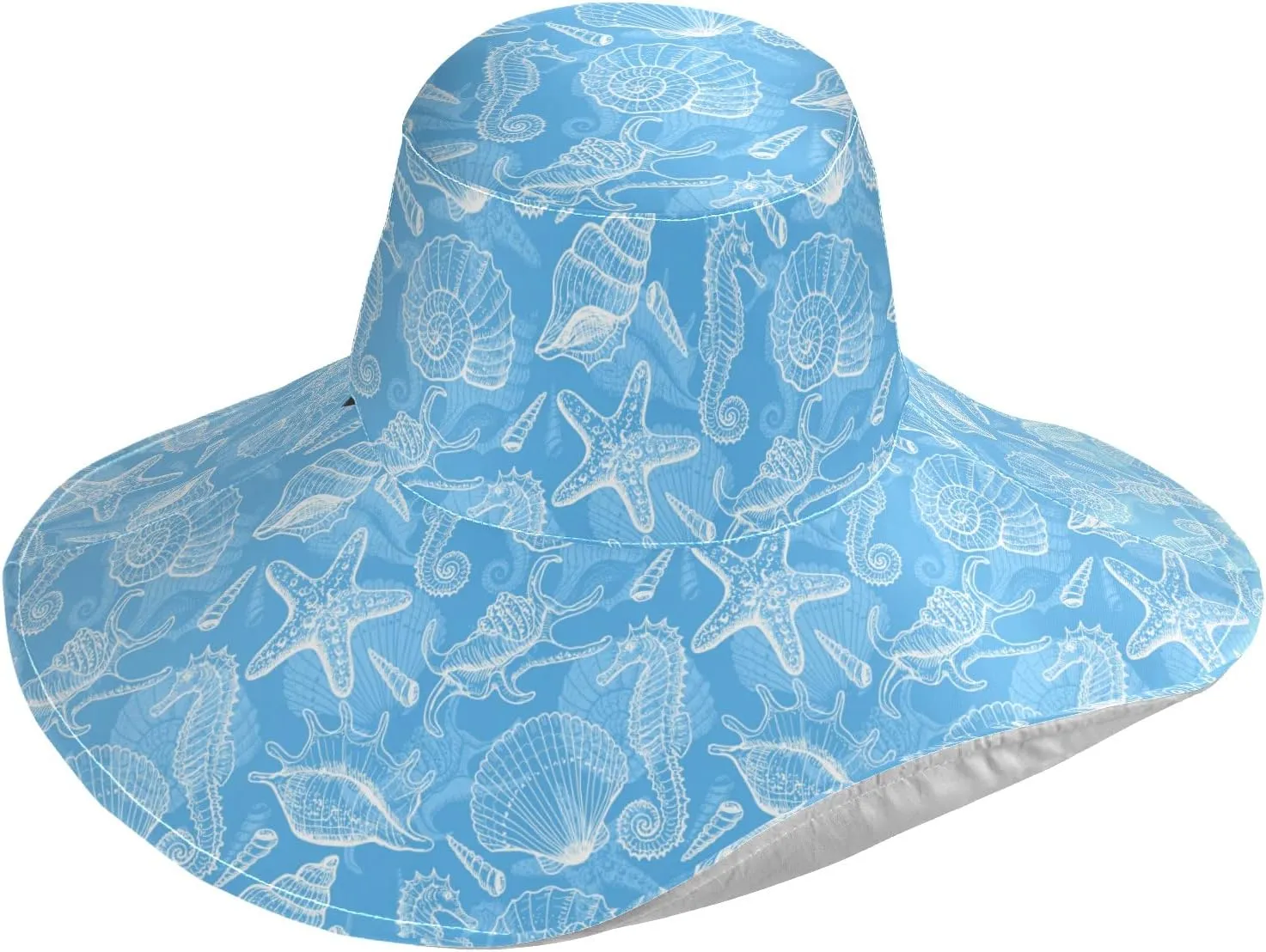 Wide Brim Hats Surfing Sun Hat Packable Visors for Women Floppy Beach Hat for UV Protection