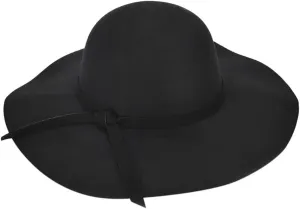 Women Ladies Floppy Wide Brim Wool Bowler Beach Hat Sun Cap Summer Beach Sun Protection Women Fashion Straw Hat
