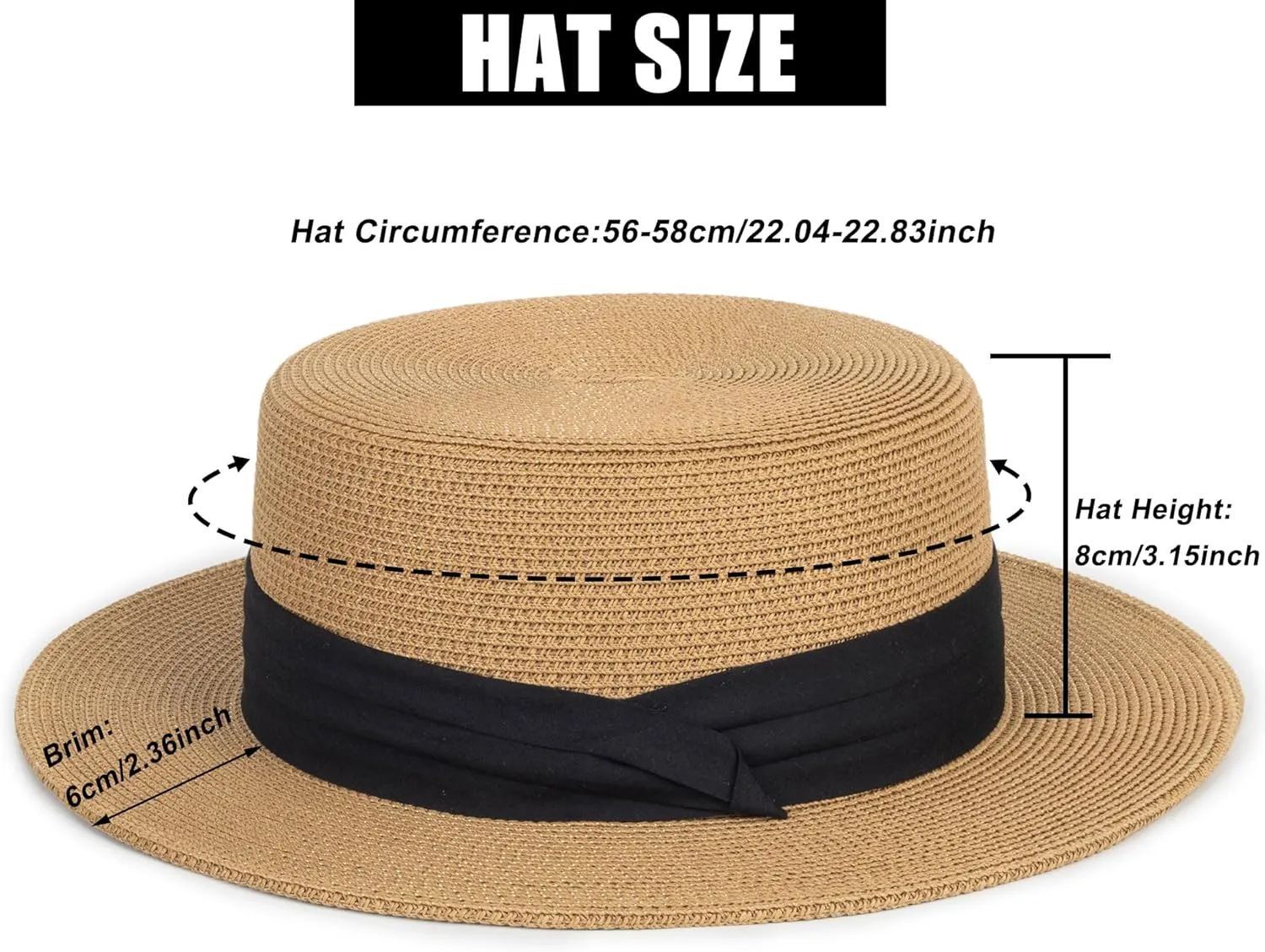 Womens Beach-Sun-Straw-Hat - Travel Wide Brim Fedora Straw Beach Hat Panama Summer Hat
