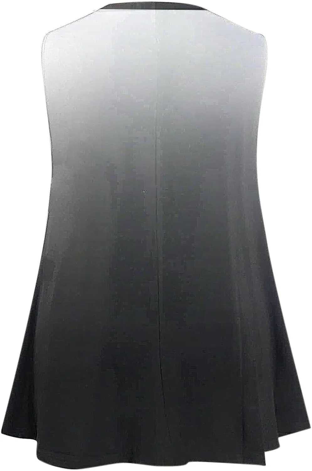 Womens Tank Tops Oversized Ombre Summer Sleeveless Fashion Crew Neck T-Shirt Casual Loose Plus Size Y2K Blouses