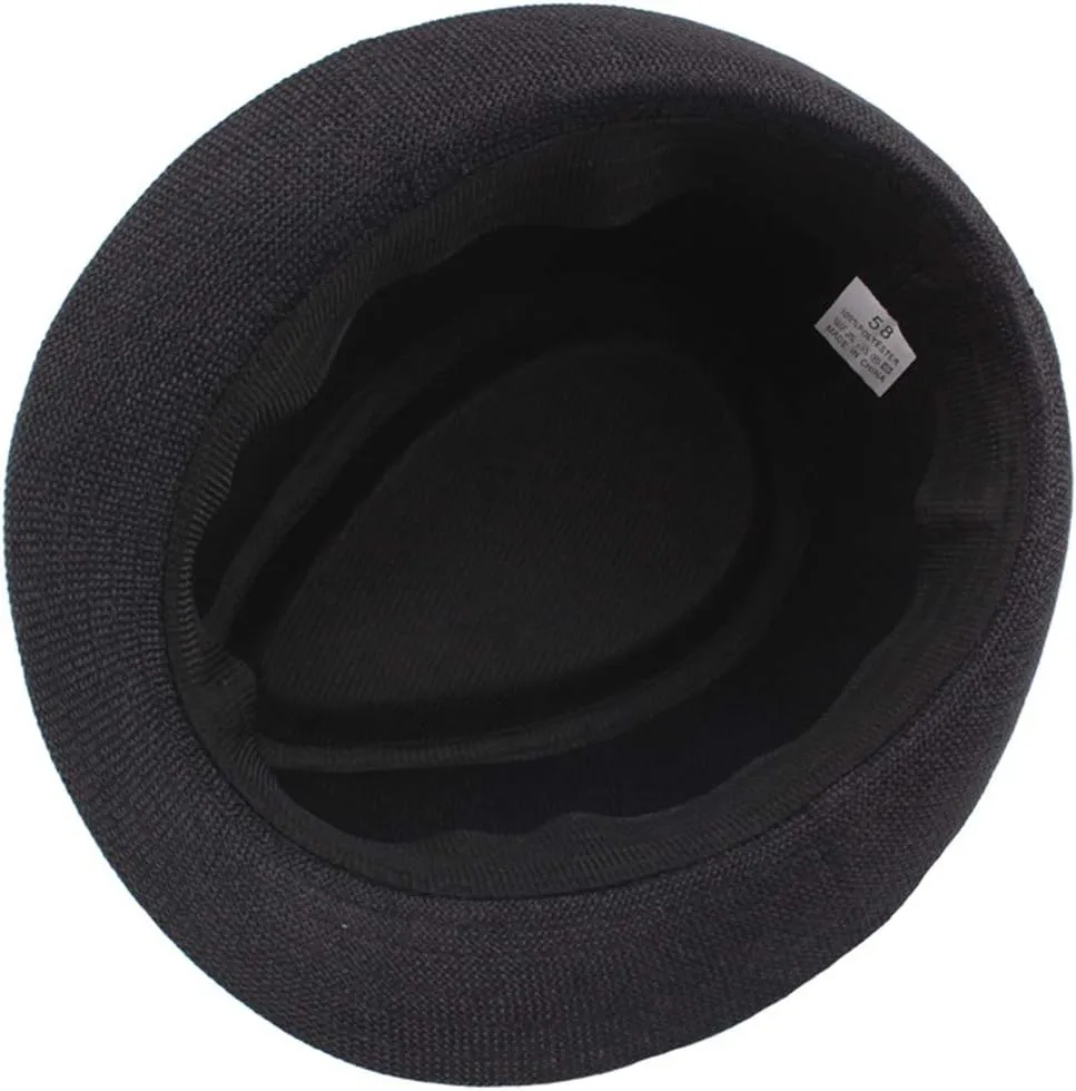 Wool Fedora Hat for Men Women Short Brim Felt Winter Hat Dress Fedora with Classic Belt