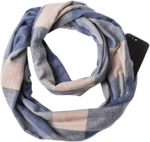 YEKEYI Women Plaid Infinity Scarf With Zipper Pocket Scarves Pockets-Secret Travel Scarfs for Girls Ladies