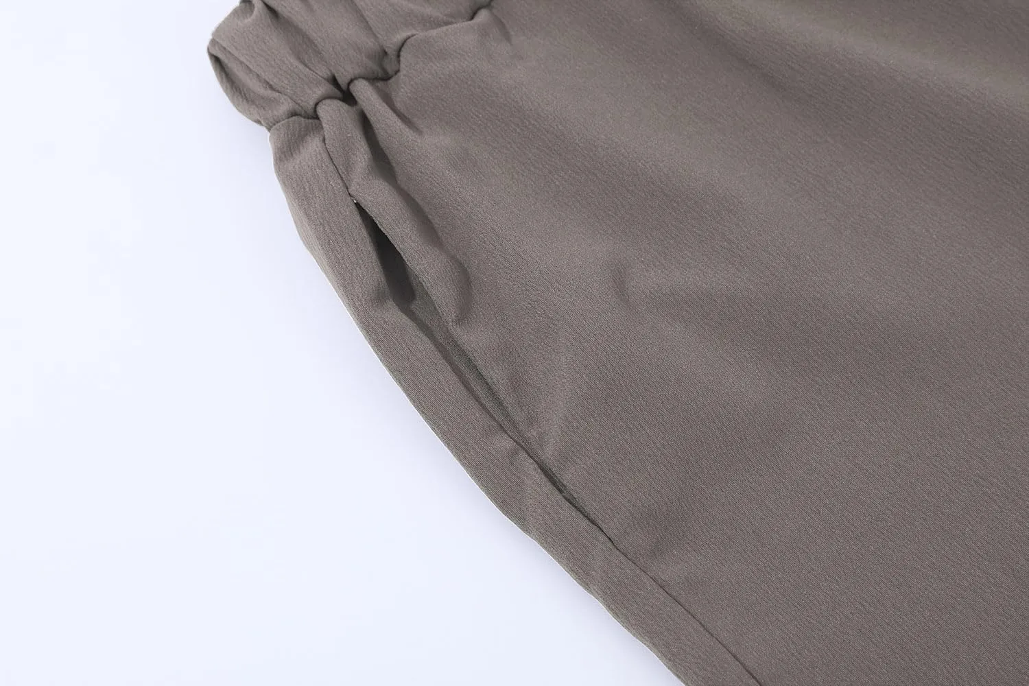 yoeasy Women Wide Leg Linen Elastic Waist Pants Casual Loose Palazzo Beach Trousers